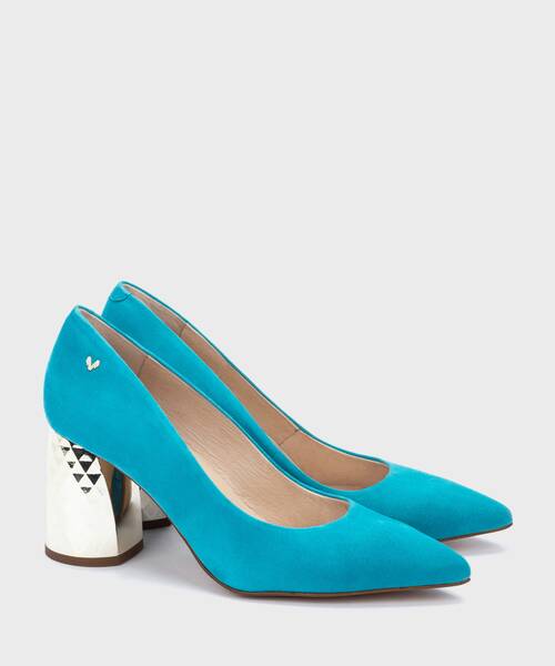 Heels | BELL 1665-B085A | CYAN | Martinelli