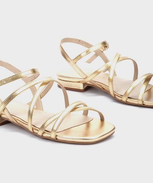 Flat Sandals | PALTROW 1699-B190S | GOLD | Martinelli