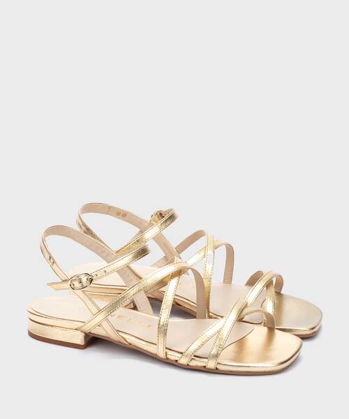 Flat Sandals | PALTROW 1699-B190S | GOLD | Martinelli