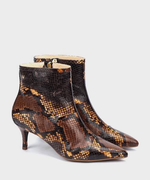 Heeled Ankle Boots | FONTAINE 1490-A656D | TOPO | Martinelli