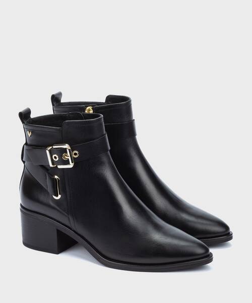 Heeled Ankle Boots | ZINNIA 1603-A918P | BLACK | Martinelli