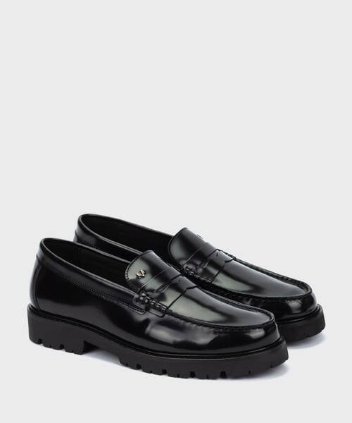 Slip on Loafers | SUTTON 1730-2921TY | BLACK | Martinelli