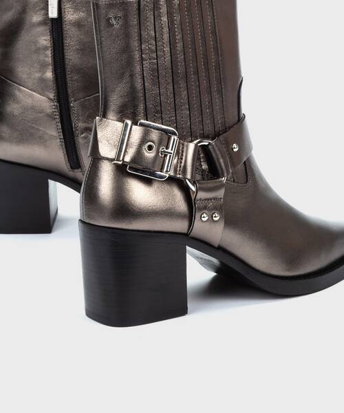 Heeled Ankle Boots | KAYLA 1666-B094S | STONE | Martinelli