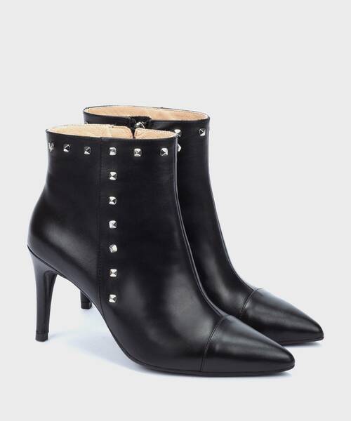 Heeled Ankle Boots | THELMA 1489-B163P | BLACK | Martinelli