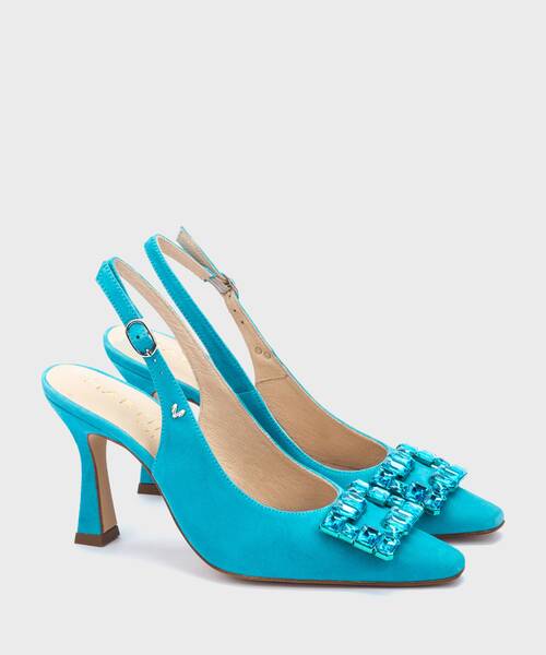 Heels | MILLIE 1667-B061A | CYAN | Martinelli