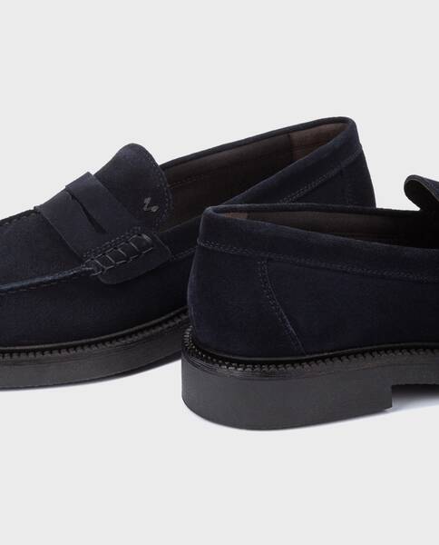 Slip on Loafers | ROYSTON 1662-2837X | DARKBLUE | Martinelli