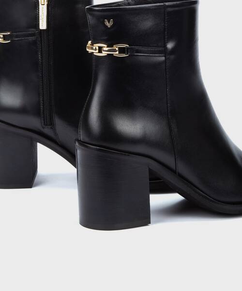 Heeled Ankle Boots | TAORMINA 1726-A952P | BLACK | Martinelli