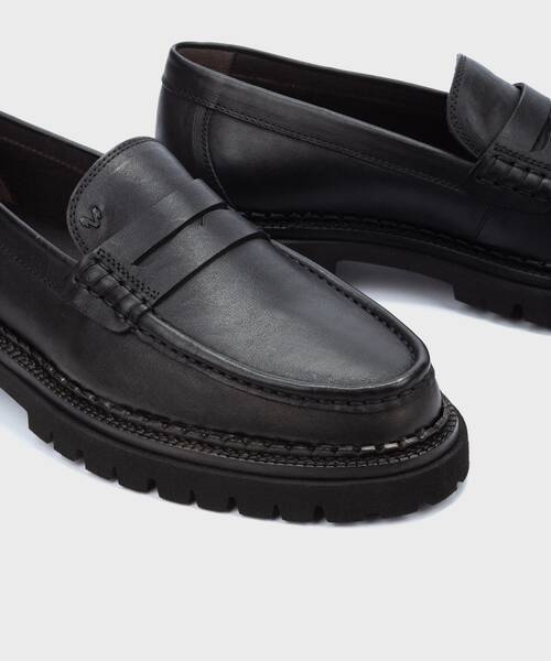 Slip on Loafers | HARLOW 1676-2843G | BLACK | Martinelli