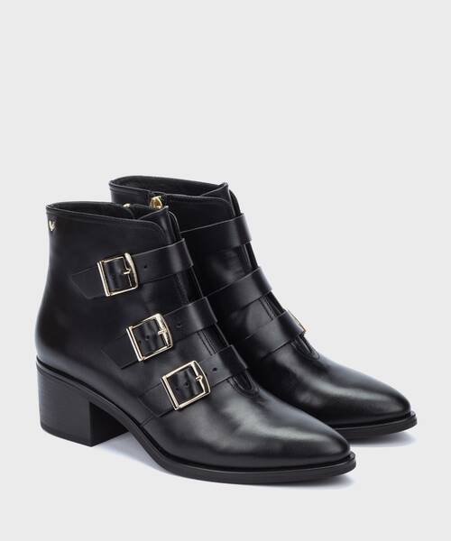 Heeled Ankle Boots | ZINNIA 1603-4506P | BLACK | Martinelli