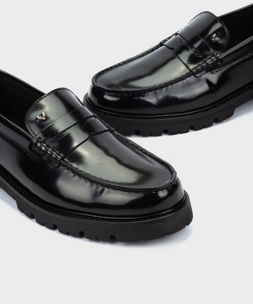 Slip on Loafers | SUTTON 1730-2921TY | BLACK | Martinelli