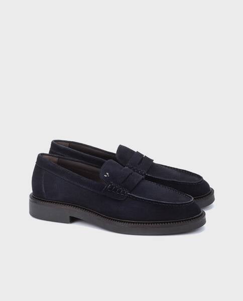 Slip on Loafers | ROYSTON 1662-2837X | DARKBLUE | Martinelli