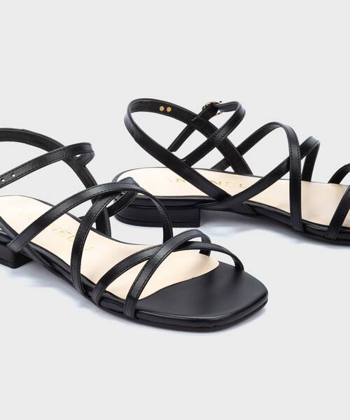 Flat Sandals | PALTROW 1699-B190P | BLACK | Martinelli